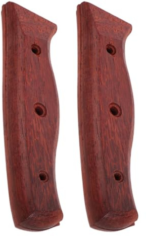 BRIGHTFUFU 2 Pièces Poignée de Couteau Cuisine en Bois Ergonomique Remplacement Facile pour Couteaux et Outils Cuisine ou Camping