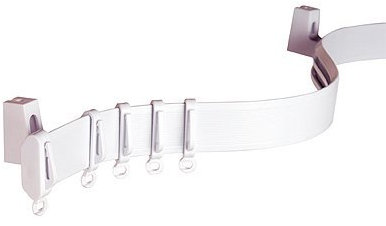 Speedy Products 360cm Streamline PVC Track white