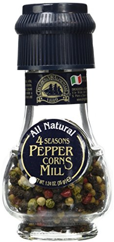 La Drogheria 4 Seasons Pepper Corns Adjustable Grinder 35 g,Pack of 6