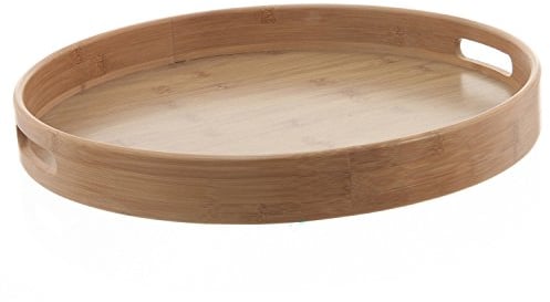 Plateau Rond - Diam. 40 cm. - Bambou