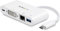 StarTech.com USB C Multiport Adapter - USB-C to DVI-D (Digital) Video Adapter with 60W Power Delivery Passthrough Charging, GbE, USB-A - Portable USB Type-C/Thunderbolt 3 Mini Laptop Dock (DKT30CDVPD)