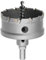 Sourcingmap Carbide Hole Saw Drill Bit, 70mm Hole Cutter for Stainless Steel Alloy Cast Iron Copper Metal Sheet, with Limit Step