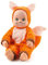 Smoby 210123 Minikiss Animals Schmuse-Fuchs, Küssende Puppe, Kuschelpuppe, für Kinder ab 12 Monaten