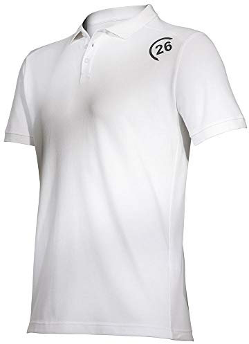 Uvex K26 Herren-T-Shirt - Weiße Männer-Poloshirt XXL