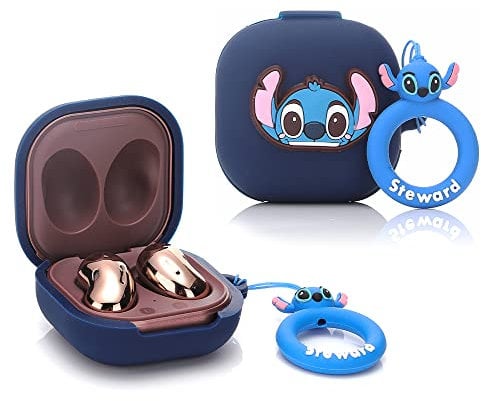 TAOCHEN Case for Galaxy Buds 2 Pro/Buds Pro/Buds Live/Buds 2 Case Cover/Galaxy Buds FE (2023), Silicone Cute Cartoon Charging Case Protective Cover for Samsung Earbuds Case