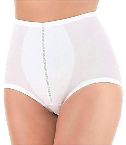Lepel 1 Pezzo Slip Guaina Giada Contenitiva Modellante e Snellente a Vita Alta , Bianco 6B