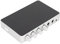 CCYLEZ HDMI Mixer, Einstellbarer Sound Mikrofonverstärker mit HD Display, 4K 1080P DC 12V, Digitaler Mixer für Karaoke, Smart TV, PC, Lautsprecher(Schwarz)