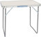 LEADZM Table Pliante rectangulaire Blanche Table de Camping Portable Peut être utilisée pour Le Camping en Plein air Barbecue dîner de Jardin (70 * 50 * 60cm)