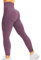 corcoar Sport Leggings Damen High Waist Seamless Hosen Gym Yoga Sport Leggings Booty Lifting Po Push Up Gym Sporthose Burgund M
