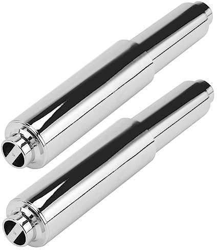 DOITOOL 2stücke Toilettenpapierhalter Silber Toilettenpapierwickler Ständer Aus Hochwertigem Material Für Badezimmer Office Toilettenpapierhalter Mit Federmechanismus Für Einfaches