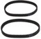 EMSea Lot de 2pcs Courroies Dentées pour Aspirateur en Caoutchouc Compatibles avec Bissell Proheat 2X 1548 1550 1551 15483 Numéro de Pièce de Rechange 1606419 et 1606418