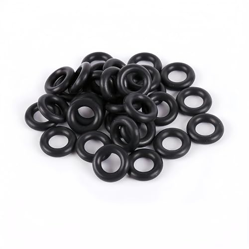 Boxonly O-Ringe, Nitrilkautschuk, rund, O-Ringe, Dichtungen, 13 mm Außendurchmesser, 9 mm Innendurchmesser, 2 mm Breite, metrische Dichtungsscheibe, O-Ring-Dichtung, schwarz, 50 Stück
