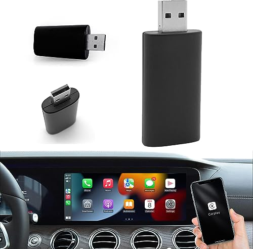 Sunweyer Plug-Play Wireless CarPlay Adapter Support Factory Wired CarPlay zu Wireless Caplay Dongle Konvertieren Auto Modell Jahr: von 2016 zu 2023