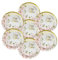 ZENZERO® - STOVIGLIE per FESTA MATRIMONIO OGGI SPOSI ROSA e ORO in Carta MONOUSO - (12 Piattini)