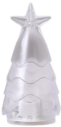 Decoración navideña, mini árbol de Navidad, luz nocturna para árbol de Navidad, forma de árbol de Navidad, luz amarilla, luz nocturna para niños, decoración navideña para salón, dormitorio y baño