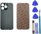 PeiDog Rückglas Ersatz für iPhone 13 Pro Rückglas Ersatz mit vorinstalliertem Kleber + Reparaturwerkzeug-Set (Alpengrün)