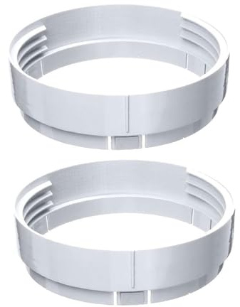 Mobile Klimaanlage Abluftschlauch Kupplung Fenster Adapter Anschluss 15cm Durchmesser Verlängerung Gewinde Kupplung Verlängerung Abluftschlauch Adapter Auslaufsichere Verbindung Verschleißfeste
