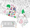 MORAINJAY Oster Tischdecke Ausmalen, 137x274cm Papier Tischdecke Ostern zum Ausmalen, Ostertischdecke Ausmaltischdecke, Ausmalbilder Kinder, Ostergeschenk für Kinder, Basteln Ostern, Mal Mich Bunt