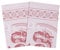 saewelo 2er Set Geschirrtücher in Geschenkverpackung, 100% Baumwolle, 39x56 cm (Drache, Rot)
