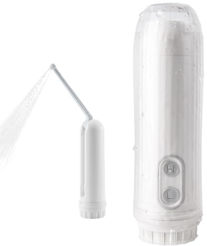 1.9x6.1 Portable Bidet 180° Adjustable Battery Operated Bidet, 2 Modes Travel Bidet for Personal Hygiene Cleaning/Soothing Postpartum Care