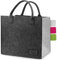 smøla Filztasche - Einkaufstasche groß & faltbar I Shopper Damen Tragetasche - Henkeltasche Markttasche Shopping Bag, Filz Tasche I Anthrazit