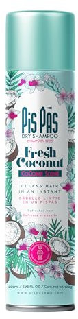 PisPás Trockenshampoo Coconut – Trockenshampoo mit Kokosduft, frischt das Haar auf und entfernt überschüssiges Öl, ideal für alle Haartypen.
