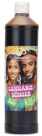 Cosador BIO Dünger Cannabis All in One Konzentrat 750 ml | Bio Dünger flüssig | Dünger für Cannabispflanzen | Organischer Dünger Cannabis Dünger Autoflower | Grow Dünger für 75-150 L