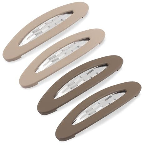 4 Stück Snap Haarspangen Groß 9cm,Lange Haarklammern, Rutschfest Haarspangen Damen Lange Snap Haarclips Groß Haarklammern mädchen Haar-Accessoires aus Metall für feines Haar dickes,dünnes