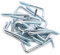 FARBEIR 80 Pcs Right Angle Hooks Zinc Plated L Hook Screws Self Tapping 7 Shape Screw Hooks M2.8 x 35 mm (80)