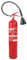 CO2-Feuerlöscher 5 kg mit Kohlendioxid inklusive Halterung
