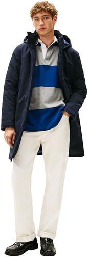 Tommy Hilfiger Men's Tech Hooded Padded Parka Mw0mw41362 Parka Coat (pack of 1)