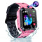 Puhiuyoi Smartwatch Bambini GPS, Orologio Smartwatch Bambino Telefono IP68 Impermeabile Cellulare SOS Touchscreen Giochi Voce Chat Sveglia, Smart Watch Bambina GPS per Ragazzi Ragazze Studenti Regalo