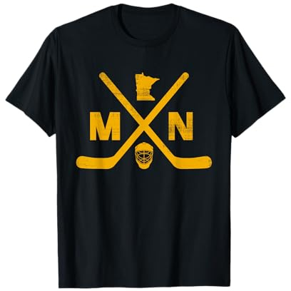 Bundesstaat Minnesota Hockey Vintage T-Shirt