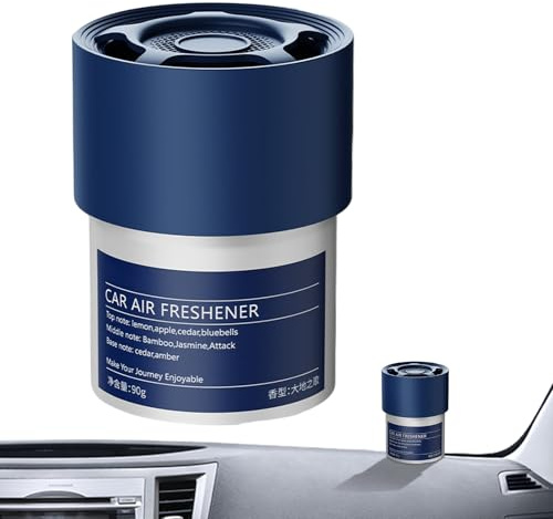 Car Scents Lufterfrischer, auslaufsicherer Duftdiffusor, wiederverwendbarer Geruchsvernichter, Auto-Innenzubehör für den täglichen Pendler, Roadtrip