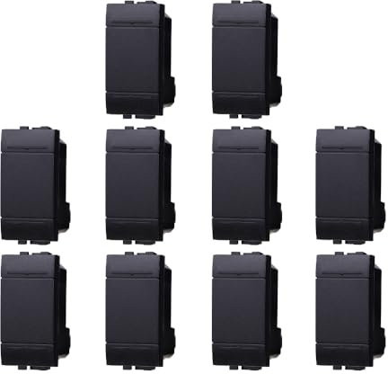 gloca Set 10 Pulsanti 1P 16A 220V Compatibili Con Serie Living