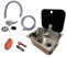 XENPER®️Kit Fregadero Camper Mediano con Tapa GARRAFAS A Elegir – Ideal para Kit Camper Furgoneta, Lavabo Caravana y Cocina Camper, Ideal para Muebles Camper (Grifo Lado Izquierda, SIN GARRAFAS)