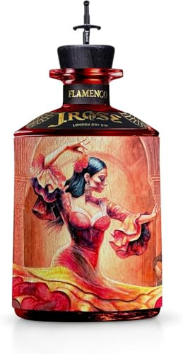 Gin J. Rose Flamenco London Dry Gin Artigianale - Bottiglia 70 cl -