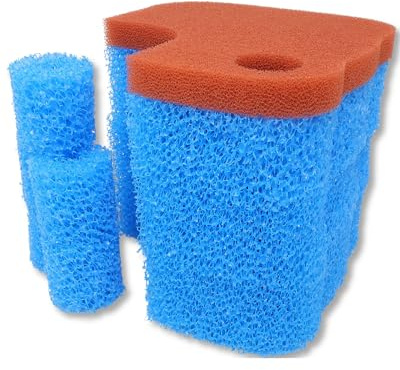 gws Ersatzfilter-Set passend für OASE Biomaster 350 Thermo & BioMaster 2 – 10 PPI & 30 PPI Filterschaum für EasyClean-Vorfilterungskammer und Hauptfilter – Made in Germany