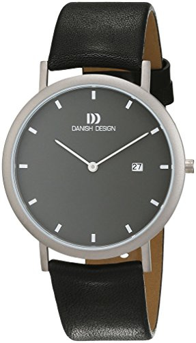 Danish Design Herren-Armbanduhr IQ13Q881 Analog Quarz Leder IQ13Q881