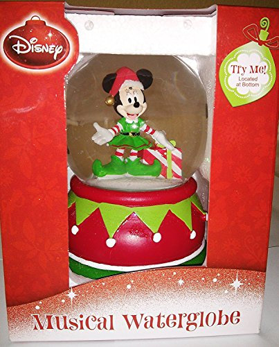 De No l Disney Minnie Mouse Elf Boule neige musicale