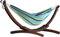 Vivere C8SPCT-29 Double hamac Coton avec Solide Support en pin - Cayo Reef