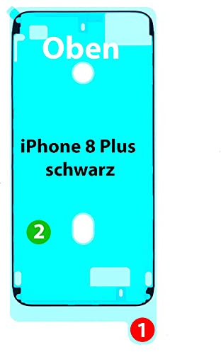 NG-Mobile Klebefolie Display für Apple iPhone 8 Plus – Klebepad Kleberahmen Klebestreifen – Display Handy Rahmen Kleber – Dichtung Sticker Smartphone