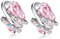 Leafael Wunschstein Kristall Ohrstecker, Geburtsstein Ohrringe damen mit Heilkristallen, Ohrringe Rosegold oder Silber-Ton, Allergie-freien Schmuck für Frauen mit Geschenkbox