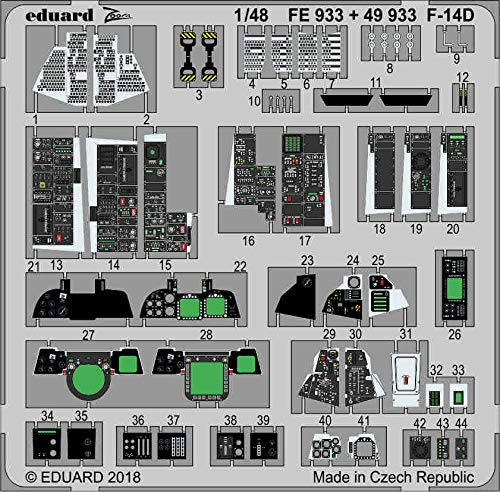 Eduard Accessories FE933 1:48 - F-14D for Tamiya - Neu