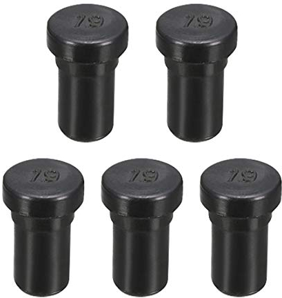sourcing map 5 Stk. Einsatz Stopfen SPR-079 für Kabelverschraubung Gummi 8mm D. Dichtungsloch