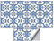 Alwayspon Adesivo per piastrelle da parete per pavimenti per decorazioni domestiche, Peel & Stick paraspruzzi autoadesivi, adesivi per piastrelle per soggiorno, cucina, bagno, 10 pezzix20x20 cm, blu