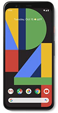 Google Pixel 4 XL (6,3 pouces, Android) SIM Free Factory Unlocked 4G/LTE Smartphone (G020P UK Model) (Just Black, 64 Go)