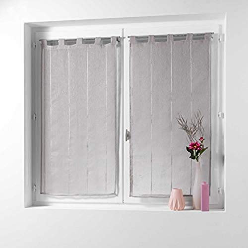 Douceur d'Intérieur 1626488 1 Paar, Polyester, Taupe, 2 x 45 x 90 cm