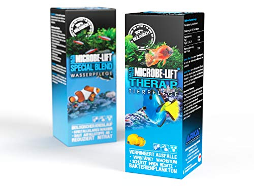 Microbe-Lift Special Blend - hochaktive Bakterien + TheraP - Fischpflege Reinigungsbakterien Set, 2X 473ml, Einheitsgröße, 946 g