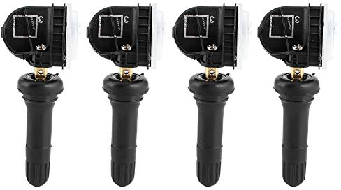 Estink Reifendrucksensor, Reifendruckkontrolle, 4 Stück Reifendrucküberwachungssystem, TPMS Reifendruck-Kontrollsystem Ventilschaft passend